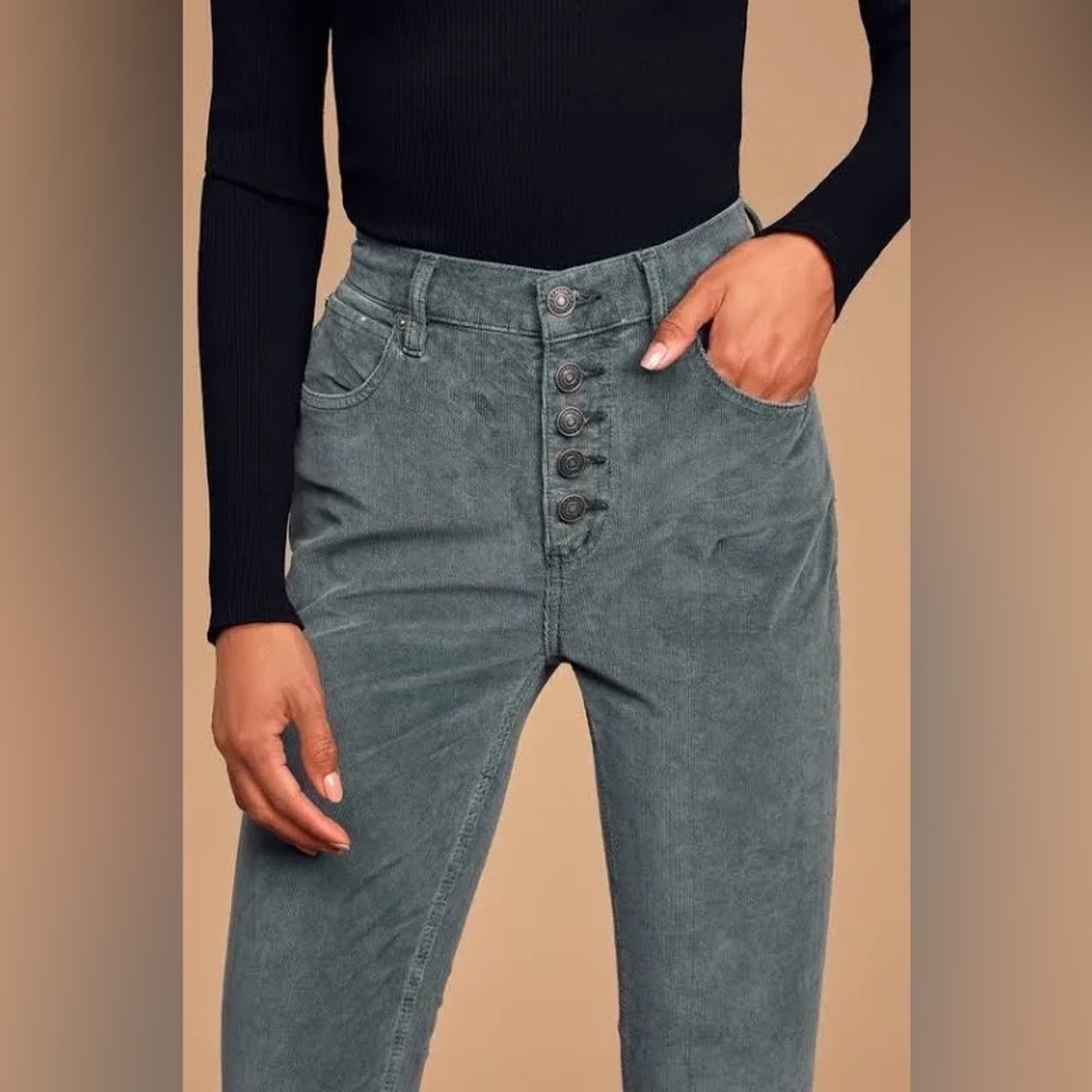Free People Sun Chaser Cord Skinny Pants 24